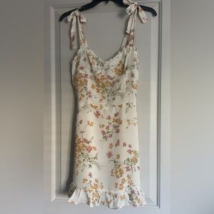 Reformation Mini Floral Sundress, Size 4